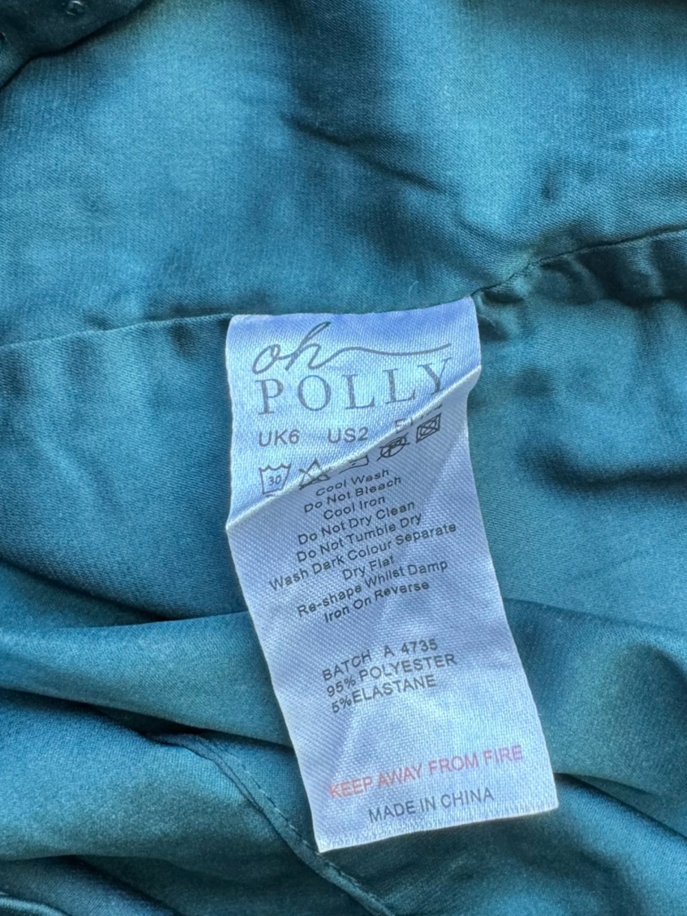 OH POLLY green dress 2 - Picture 7 of 7